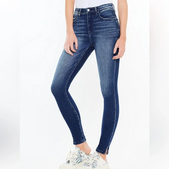 KanCan Curvy High Rise Dark Skinny Jean - Picture 2 of 12